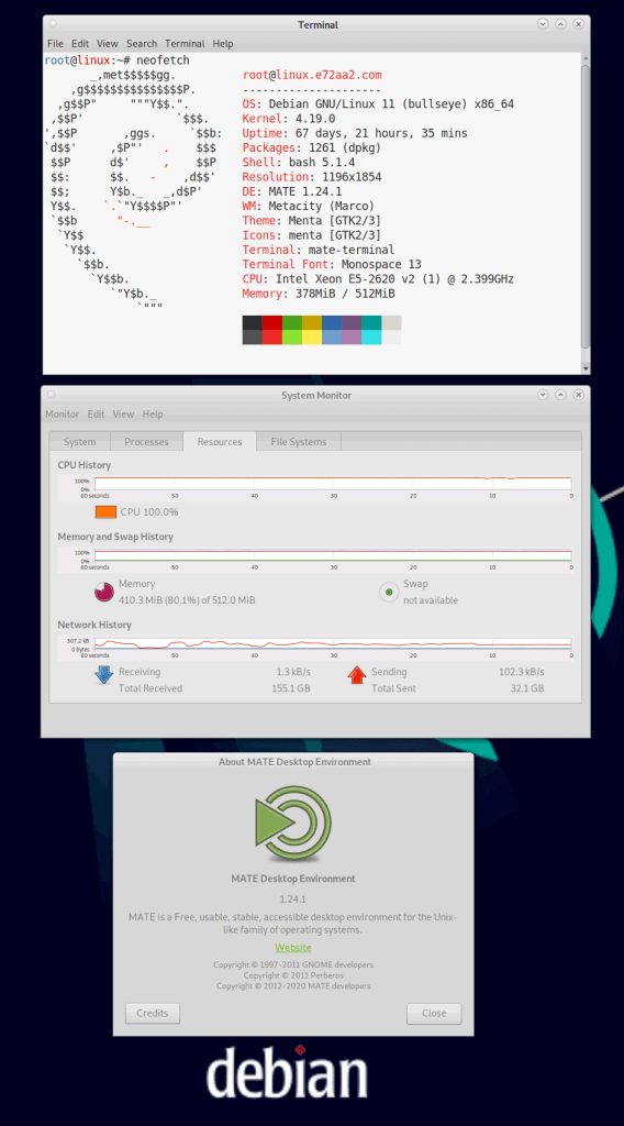 Debian 11 安装桌面环境 MATE-皑雪