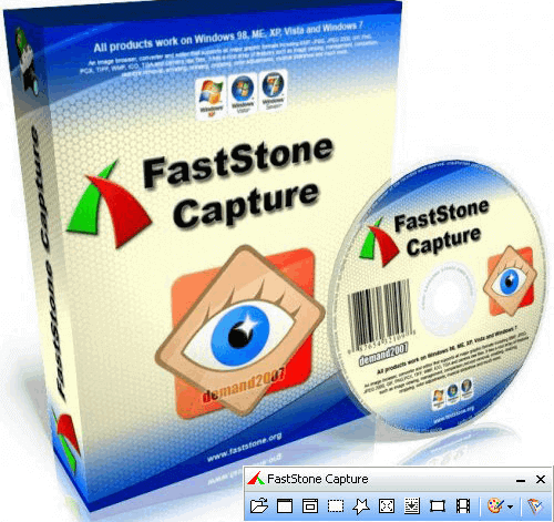 FastStone Capture v9.7中文注册绿色便携版-皑雪